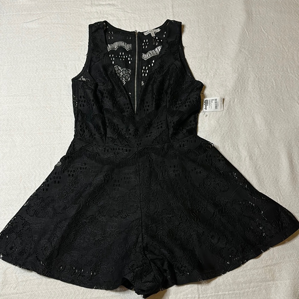 Charlotte Russe Black short romper